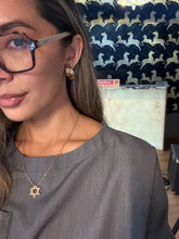 Load image into Gallery viewer, Half Knot Omega Statement Earrings