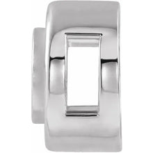 Load image into Gallery viewer, 2.4 mm Round Bezel-Set Lab Diamond Slide Pendant Sterling Silver