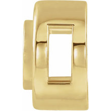 Load image into Gallery viewer, 2.4 mm Round Bezel-Set Lab Diamond Slide Pendant 14K Yellow Gold