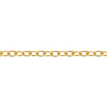 Load image into Gallery viewer, 14K Yellow Gold Adjustable Cable Chain Necklace