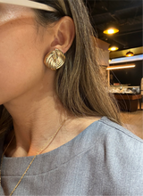 Load image into Gallery viewer, Knot Puffy Statement Earrings