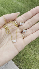Load and play video in Gallery viewer, 18k Gabriella Butterfly Necklace
