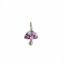 Load image into Gallery viewer, Shroomy Ruby Mushroom Charm or Earring