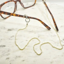 Load image into Gallery viewer, Akoya Keshi Pearl Safety Chain