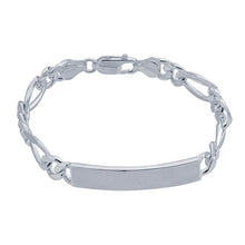 Load image into Gallery viewer, Figaro Bracelet - Engravable