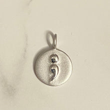 Load image into Gallery viewer, SS Semicolon Medallion