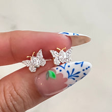 Load image into Gallery viewer, 18k Gabriella Butterfly Studs (pair)