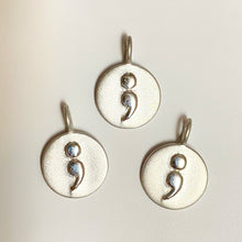 Load image into Gallery viewer, SS Semicolon Medallion