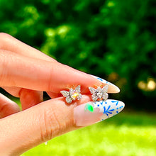 Load image into Gallery viewer, 18k Gabriella Butterfly Studs (pair)