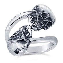 Load image into Gallery viewer, Skull Bypass Ring