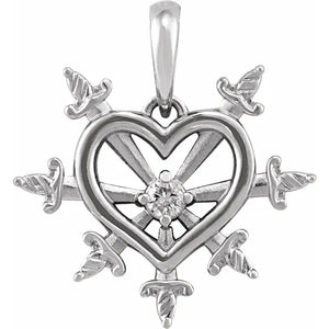 "Emotional Trauma" Diamond Heart and Daggers