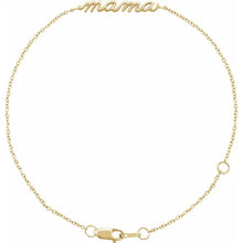 Load image into Gallery viewer, 14K Yellow Mama 6 1/2-7 1/2&quot; Bracelet
