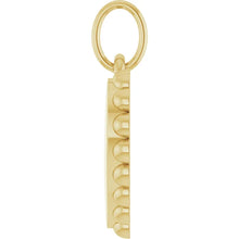 Load image into Gallery viewer, Engravable Caviar Heart Pendant
