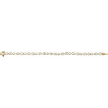 Load image into Gallery viewer, 7 1/8 CTW Multi-Shape Lab Diamond Bezel Bracelet
