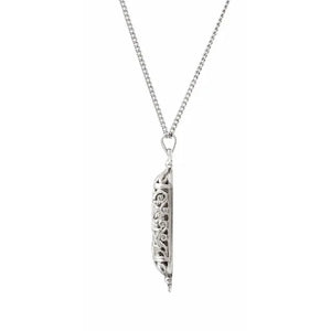 Sterling Silver Mezuzah 18" Necklace with Parchment