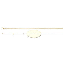 Load image into Gallery viewer, Delicate 0.7mm Double Rope Chain, Adjustable 16-18in, 14K Yellow Gold
