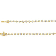 Load image into Gallery viewer, 6 3/4 CTW Lab-Grown Diamond Graduated 16&quot; 14k Yellow Gold Necklace
