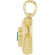 Load image into Gallery viewer, Gemstone Puffy Heart Pendant
