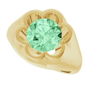 Flower Power Chunk - 2ct Fancy Green Lab-Diamond