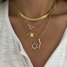 Load image into Gallery viewer, 14k Star of David Butterflies
