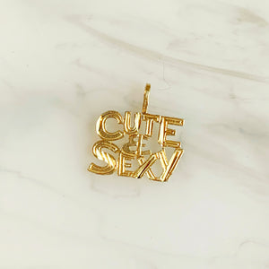 14k "Cute and Sexy" Charm