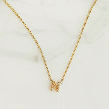 Load image into Gallery viewer, 14k &amp; Genuine Diamond &quot;N&quot; Necklace
