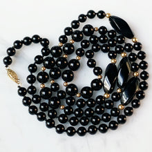 Load image into Gallery viewer, Onyx &amp; 14k Necklace
