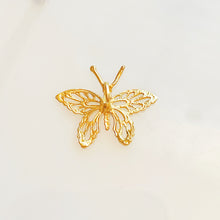 Load image into Gallery viewer, 14k Butterfly Slider Charm
