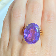Load image into Gallery viewer, Lab-Created Color Changing Sapphire 18k
