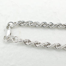 Load image into Gallery viewer, White Gold Rope Bracelet
