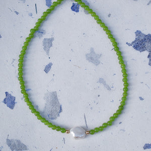Jade Pearl Necklace