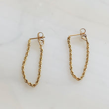 Load image into Gallery viewer, Rope Dangly Earrings Long &amp; Lean
