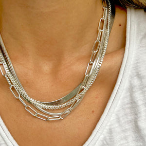 Bigger Herringbone Necklace