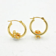 Load image into Gallery viewer, Baby Cherub Hoops
