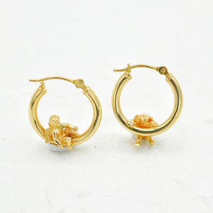Baby Cherub Hoops