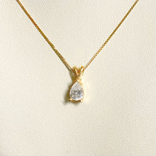 Load image into Gallery viewer, .50ctw Pear Diamond Necklace
