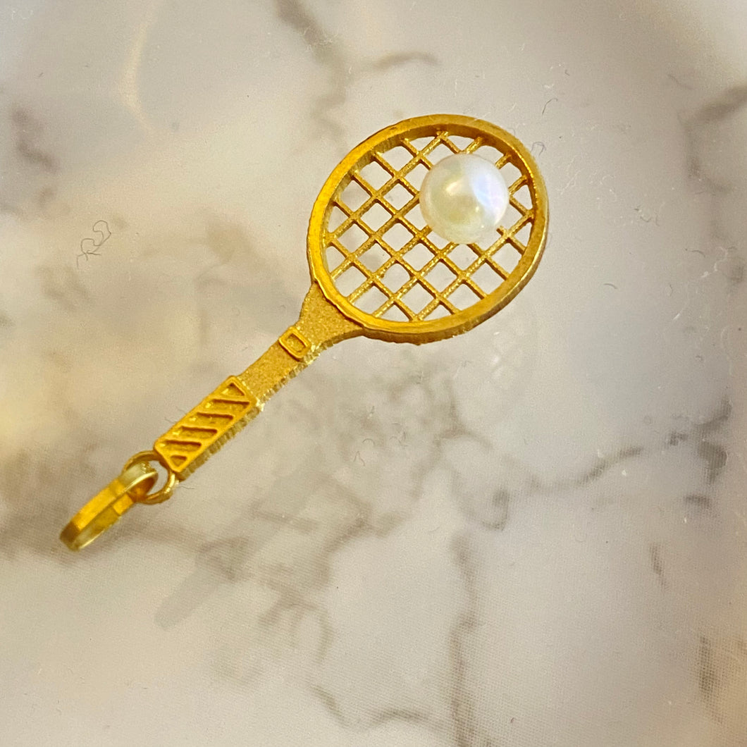 Tennis Racket with Pearl