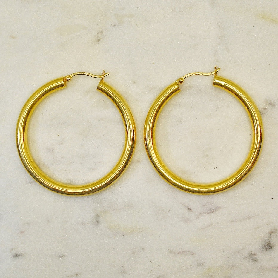 Chubby Large Hoops