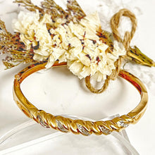 Load image into Gallery viewer, 1 ctw Diamond Baguette Bangle
