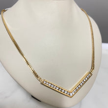 Load image into Gallery viewer, 2 CTW Diamond Chevron Necklace
