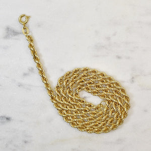 Chubby Rope Chain Necklace