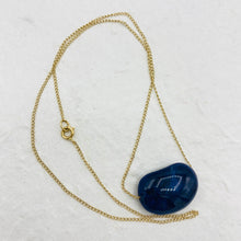 Load image into Gallery viewer, Lucky Sodalite Bean Necklace

