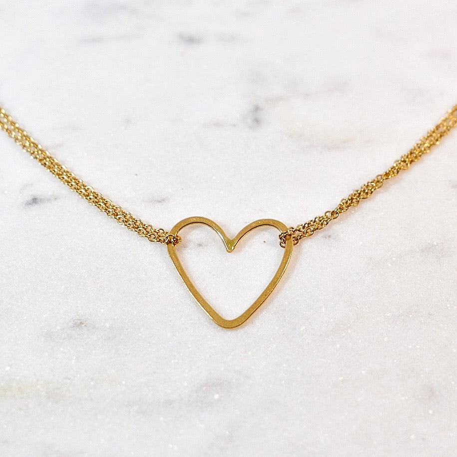 Chain Heart Necklace