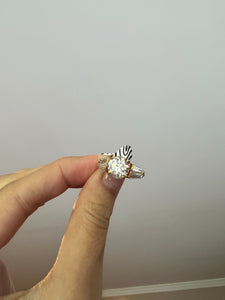 Glass 14k Ring