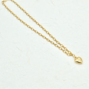Puffy Heart Anklet