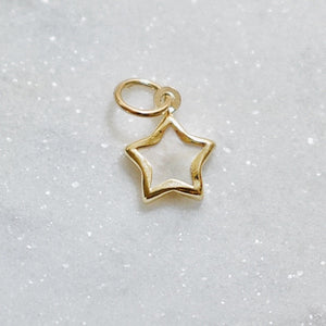Mother of Pearl Star Earring Charm