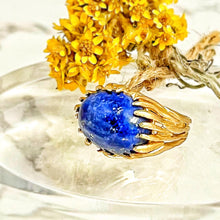 Load image into Gallery viewer, Lapis Lazuli Cabochon Ring
