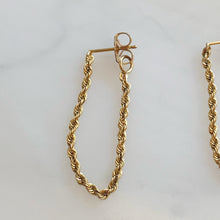 Load image into Gallery viewer, Rope Dangly Earrings Long &amp; Lean

