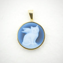 Load image into Gallery viewer, Kitty Guardian Angel Pendant

