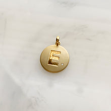Load image into Gallery viewer, “E” Medallion with Diamond
